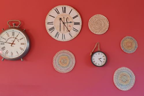 A lot of clocks that represent the future
